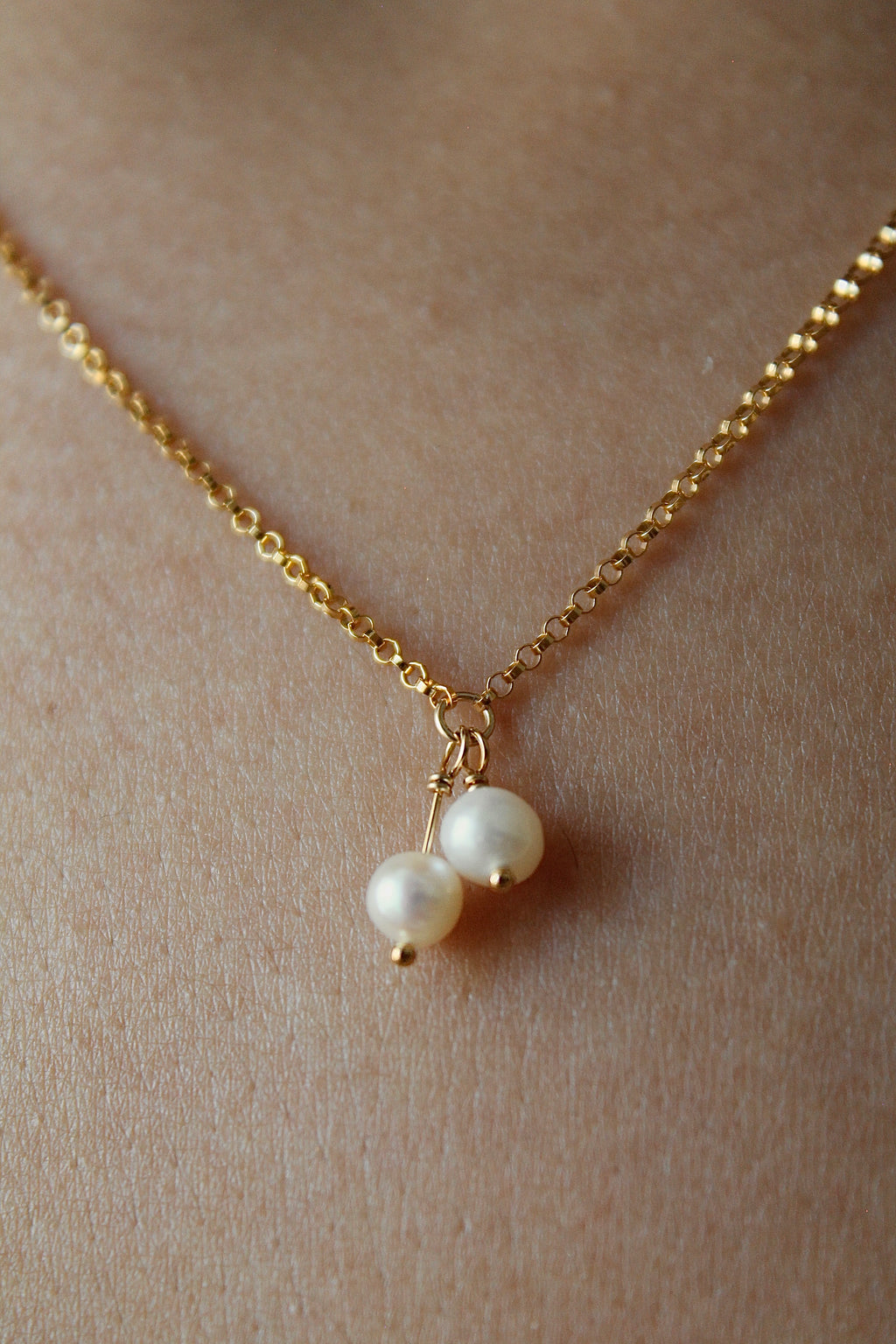 Lily of the Valley & Freshwater Pearl Necklace