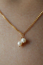 Lily of the Valley & Freshwater Pearl Necklace