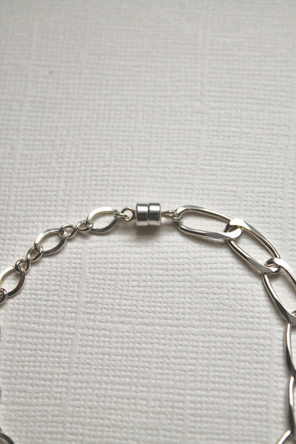 DUO CHAIN BRACELET (THICK) - STERLING SILVER