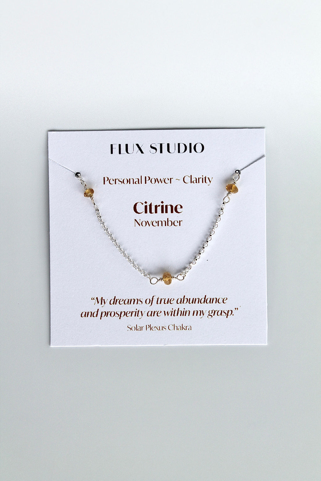 Multi Birthstone Bracelet - Citrine (November) - Personal Power