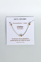 Multi Birthstone Bracelet - Citrine (November) - Personal Power