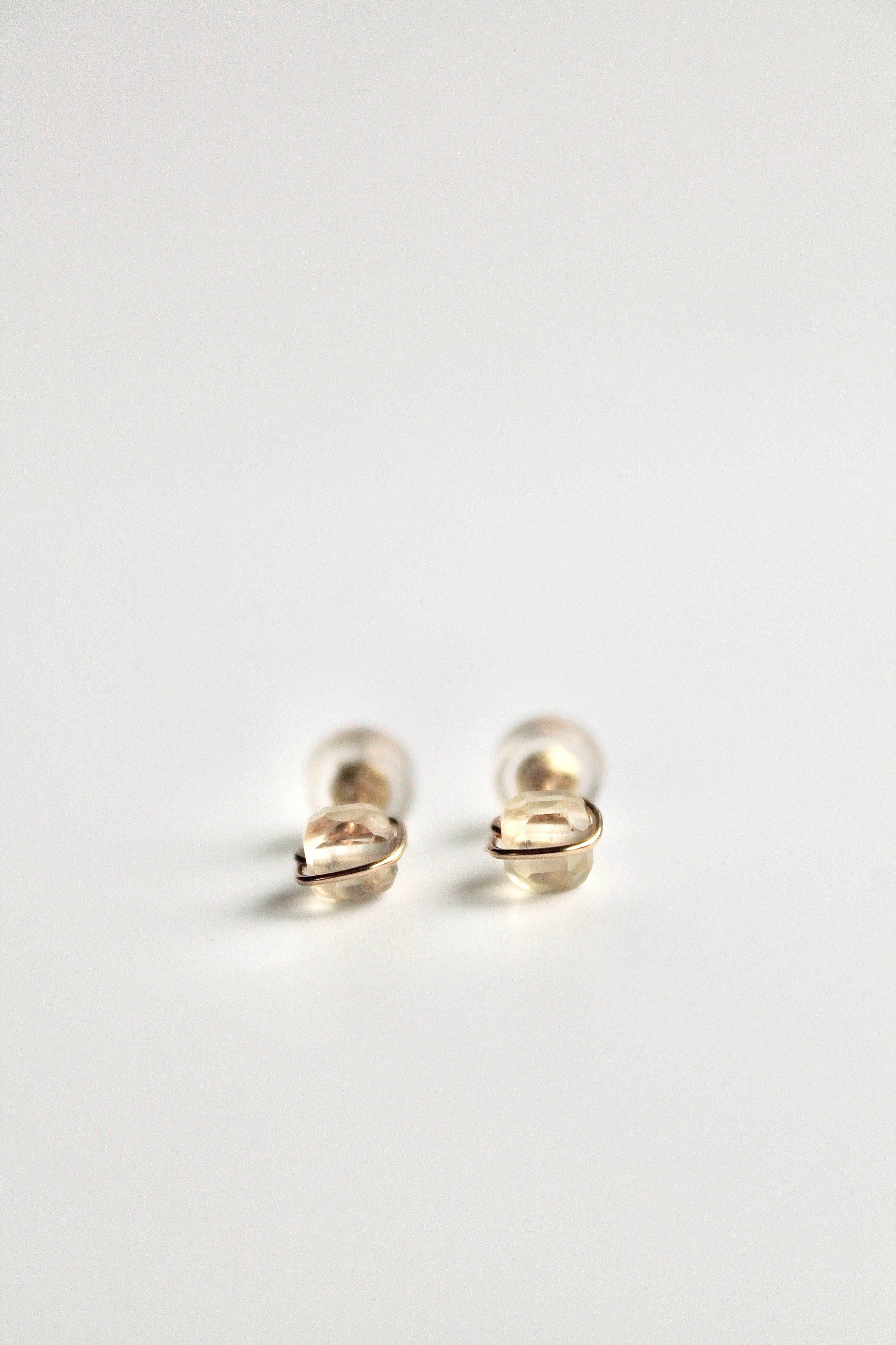 Birthstone Studs - Citrine (November) - Personal Power