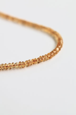 Birthstone Bar Necklace - Citrine (November) - Personal Power