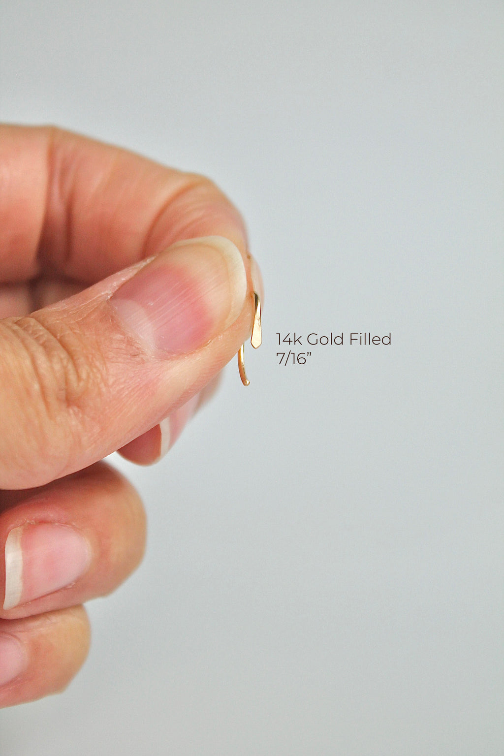 Hammered Sleeper Claw Studs