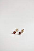 Birthstone Studs - Garnet (January) - Manifestation