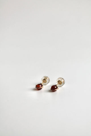 Birthstone Studs - Garnet (January) - Manifestation
