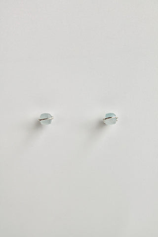 Birthstone Studs - Aquamarine (March) - Emotional Depth