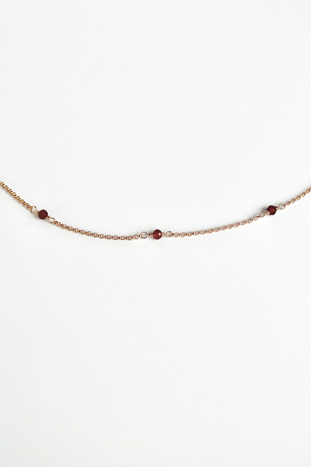 Multi Birthstone Bracelet - Garnet (January) - Manifestation