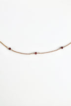 Multi Birthstone Bracelet - Garnet (January) - Manifestation
