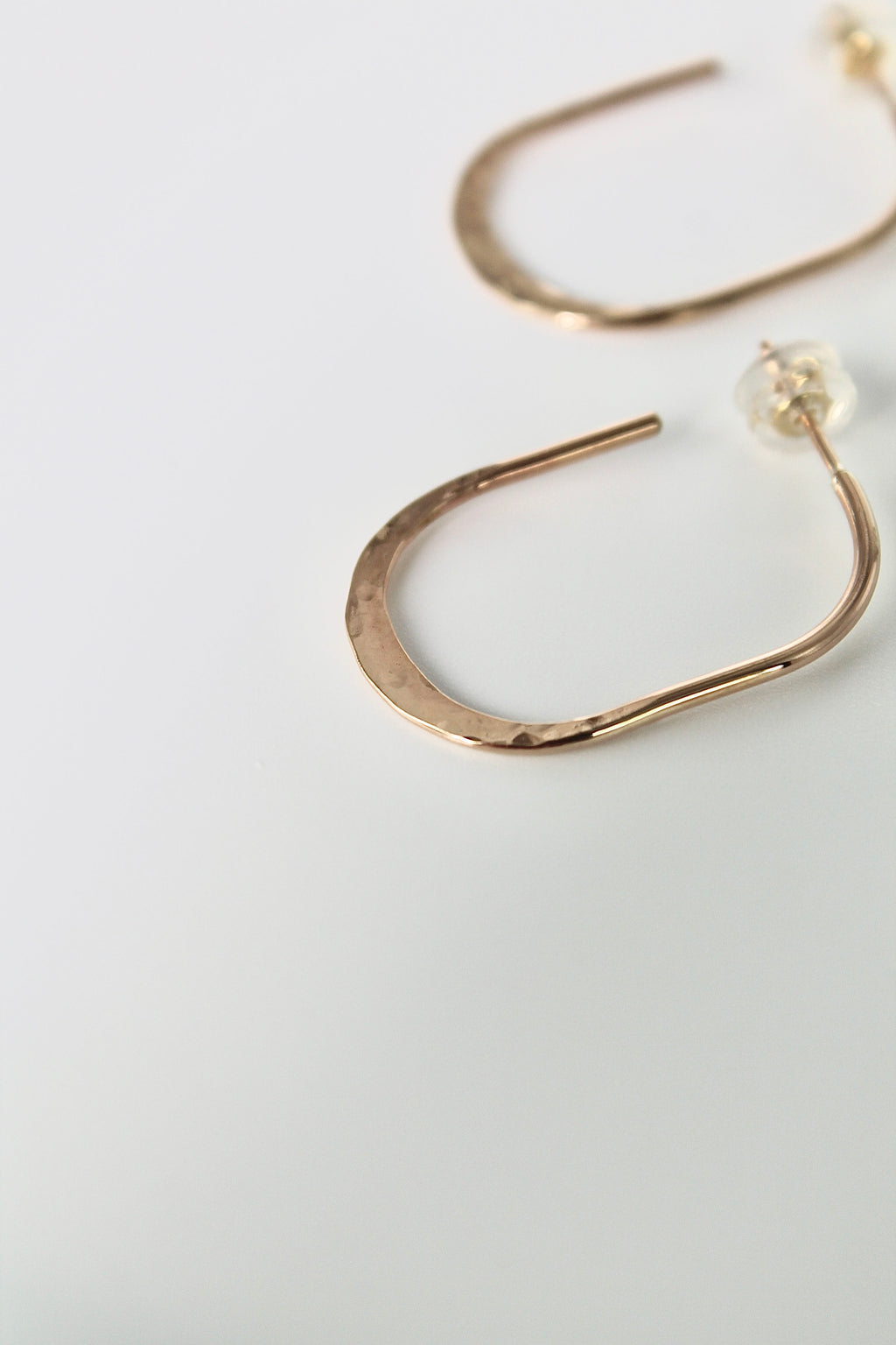 Textured Oval Hoops