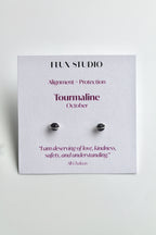 Birthstone Studs - Tourmaline (October) - Alignment