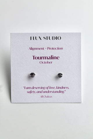 Birthstone Studs - Tourmaline (October) - Alignment