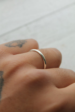 Anillo de banda abovedada