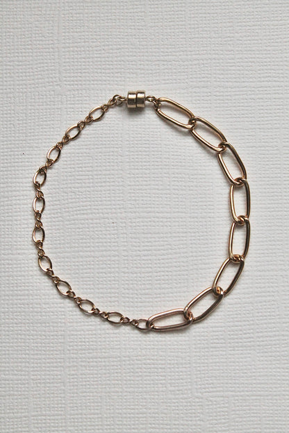 DUO CHAIN BRACELET (THICK) - 14K GOLD FILLED