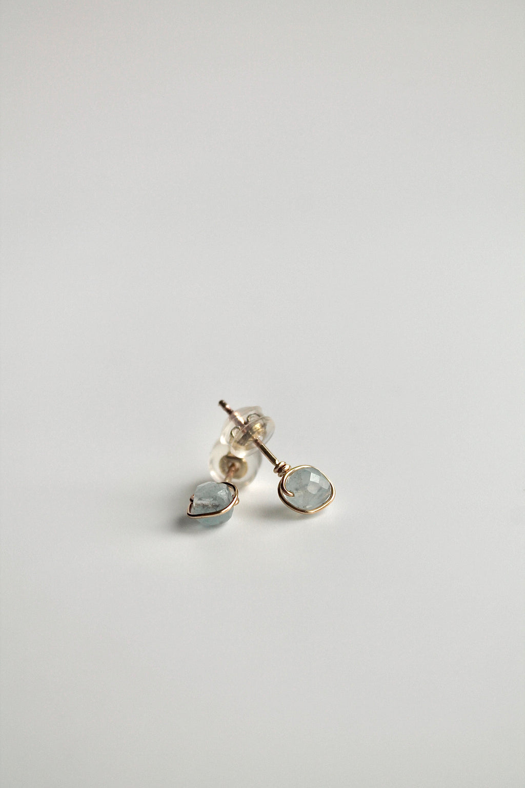 Birthstone Studs - Aquamarine (March) - Emotional Depth