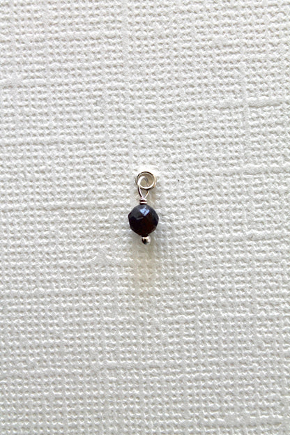 BIRTHSTONE CHARMS - STERLING SILVER