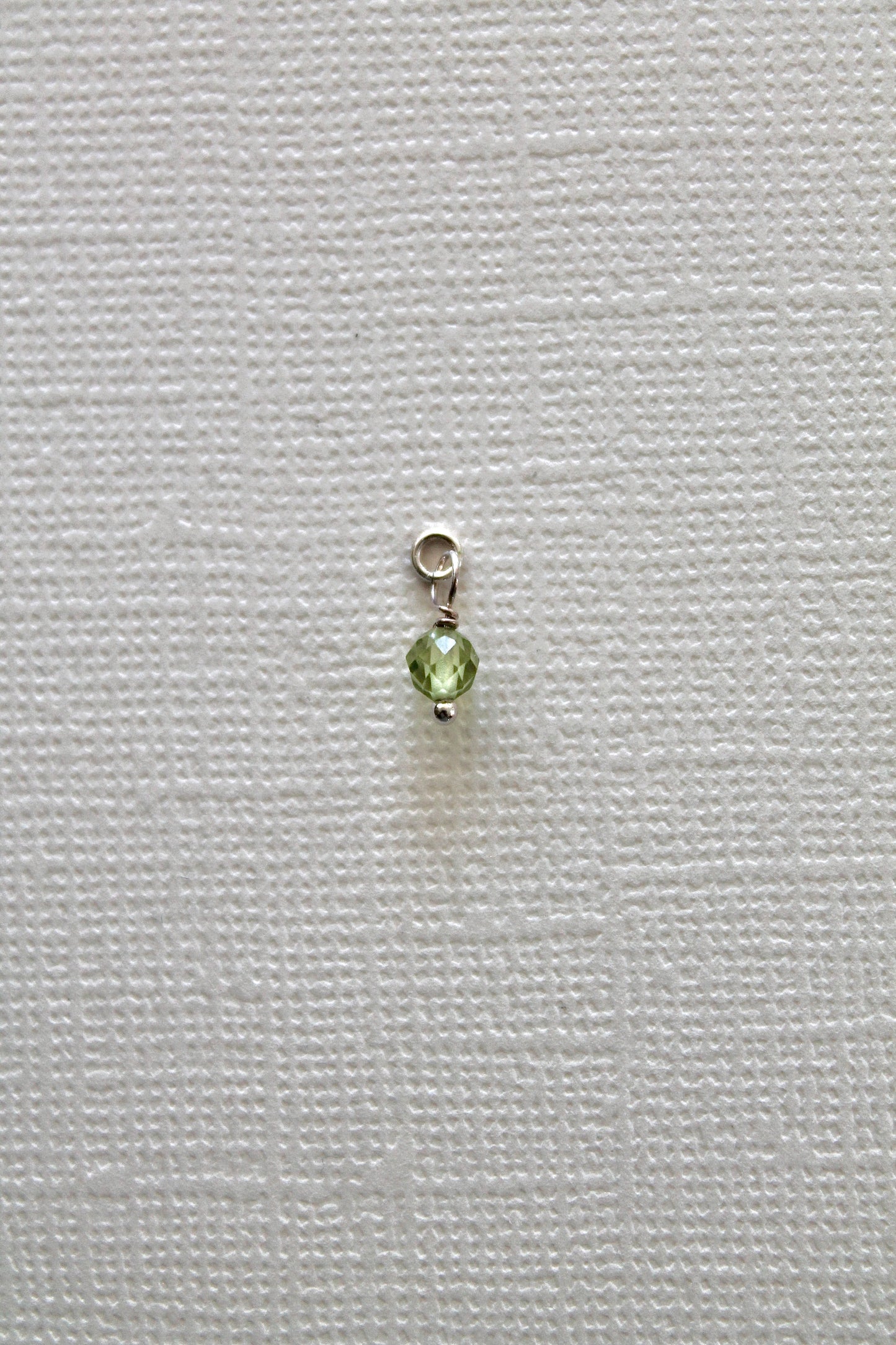 BIRTHSTONE CHARMS - STERLING SILVER