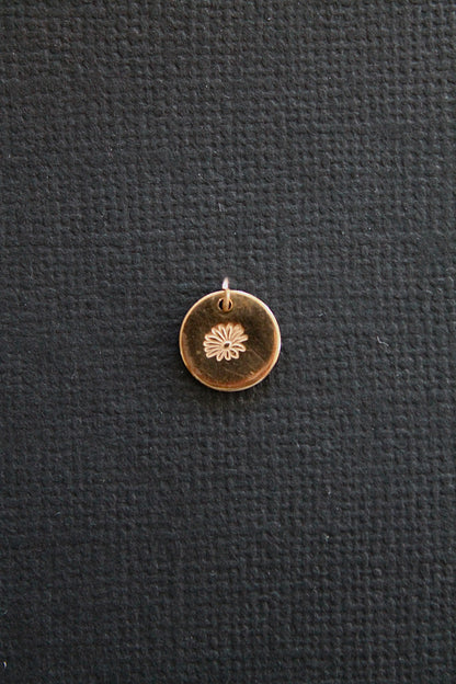 BIRTH FLOWER CHARMS - 14K GOLD FILLED