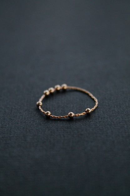 SNAKE CHAIN FIDGET RING - 14K GOLD FILLED