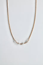 Birthstone Bar Necklace - Herkimer Diamond (April) - Divine Connection