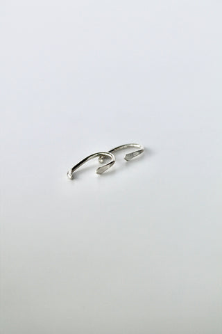Hammered Sleeper Claw Studs