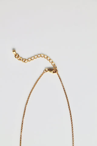 "April Showers" Large Resin Raindrop Necklace - 14k Gold Filled