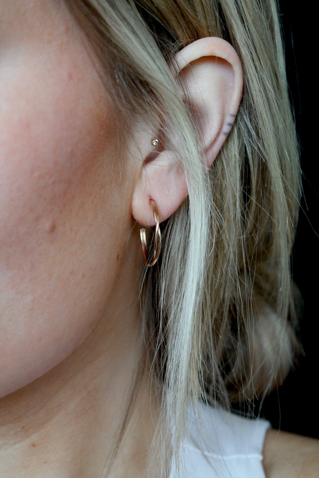 Twisted Wire Hoops