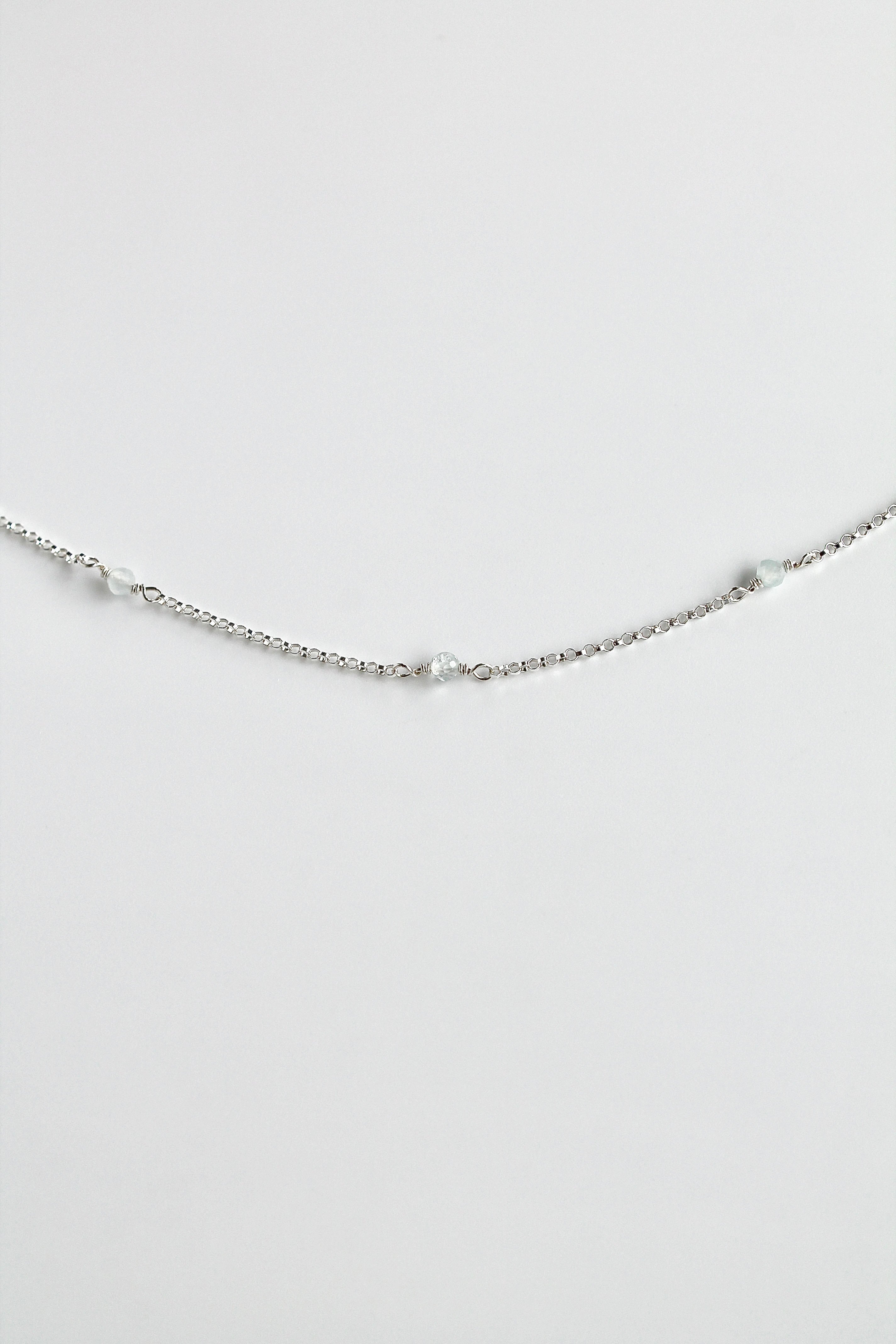 Multi Birthstone Bracelet - Aquamarine (March) - Emotional Depth