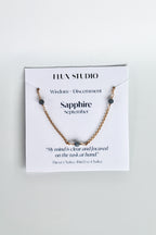 Multi Birthstone Bracelet - Sapphire (September) - Wisdom