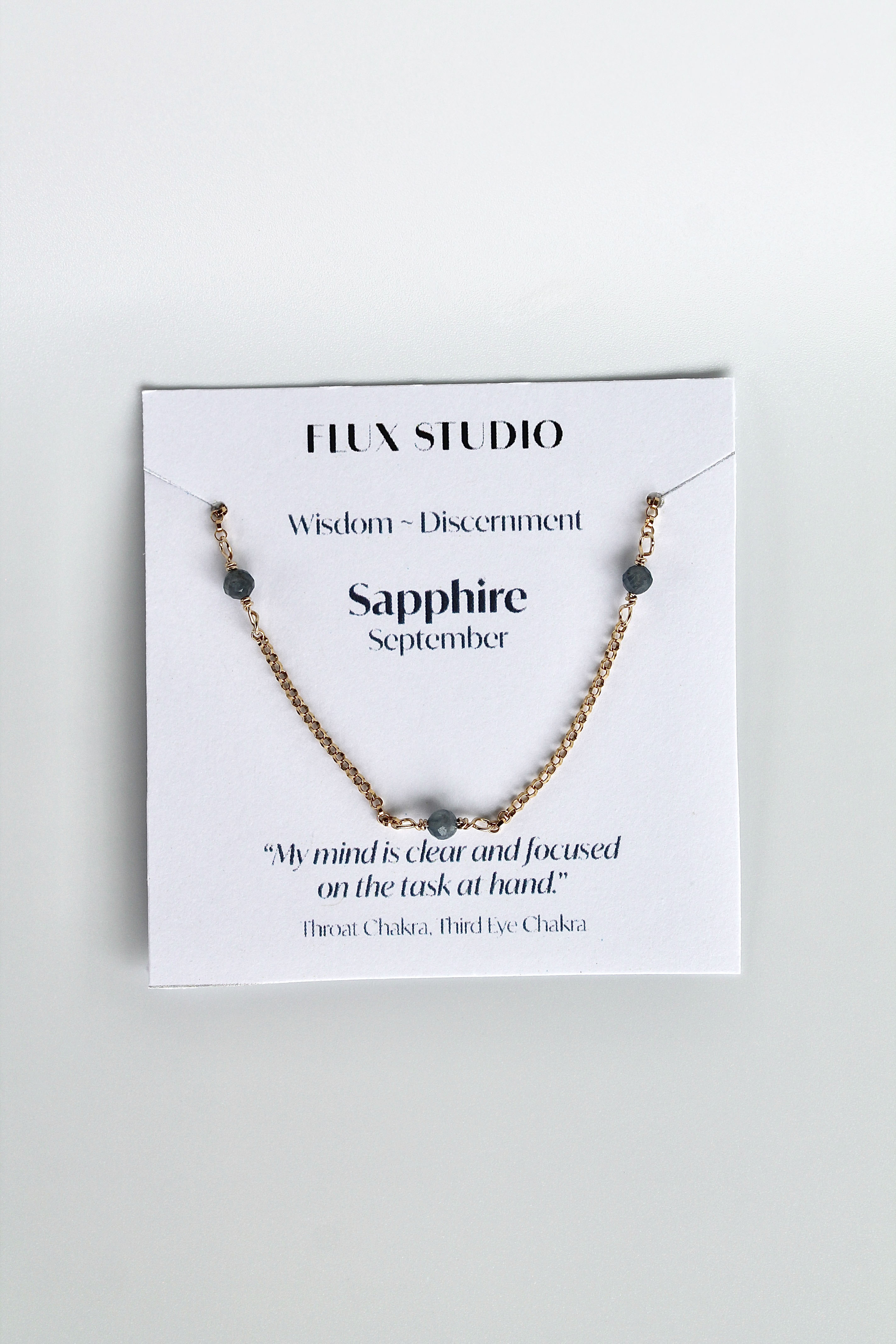 Multi Birthstone Bracelet - Sapphire (September) - Wisdom