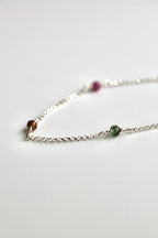 Pulsera con múltiples piedras de nacimiento: Turmalina (octubre) - Alineación