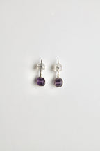 Birthstone Studs - Amethyst (February) - Serenity