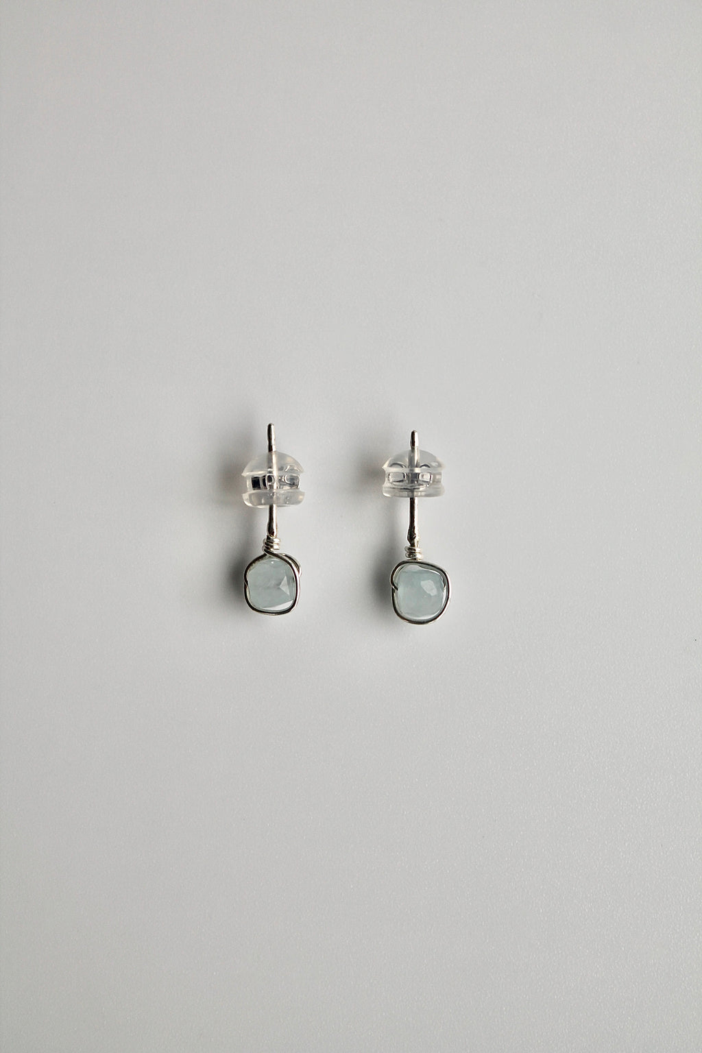 Birthstone Studs - Aquamarine (March) - Emotional Depth