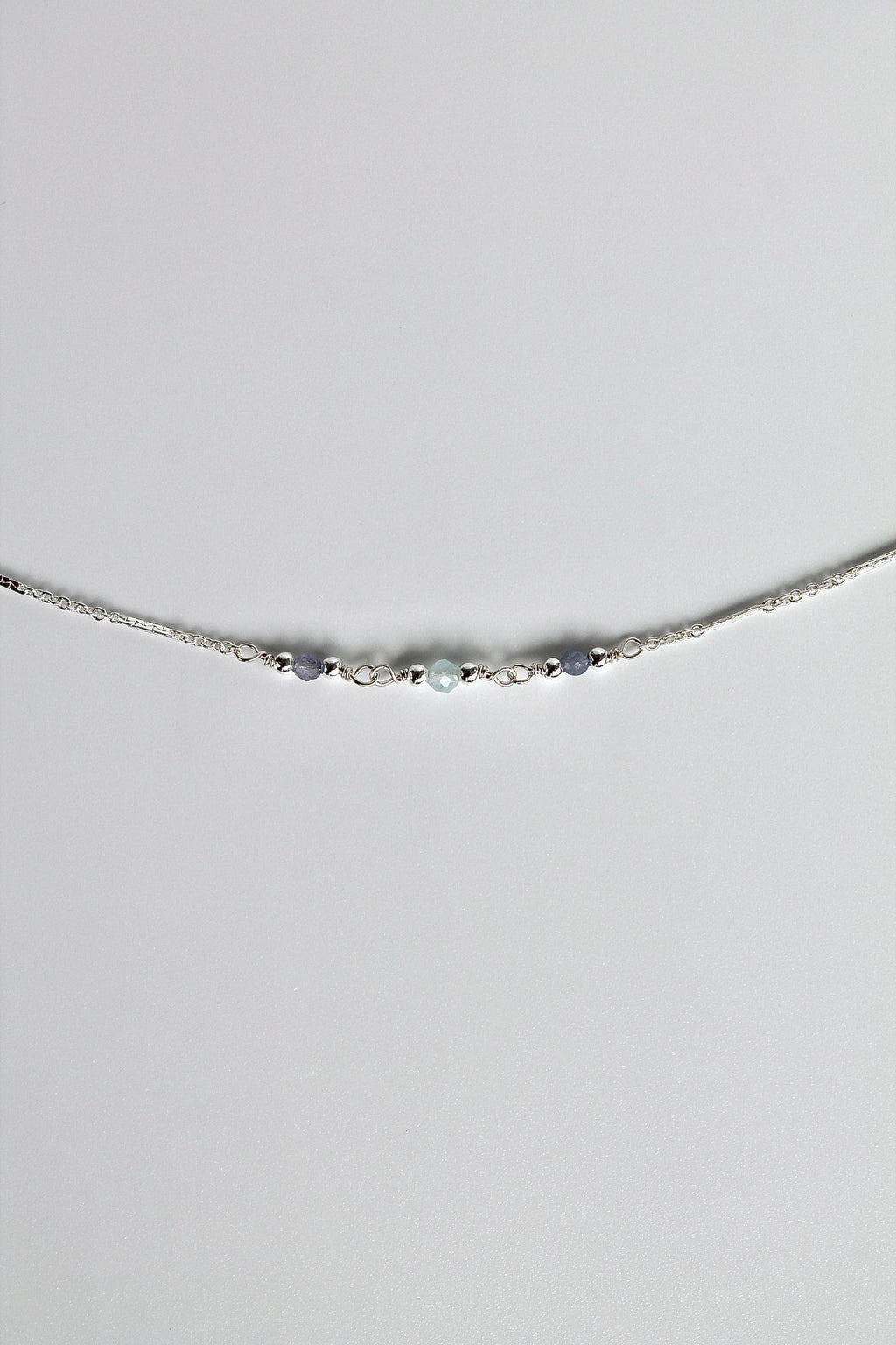 Calmness Healing Bracelet (Tanzanite & Aquamarine)