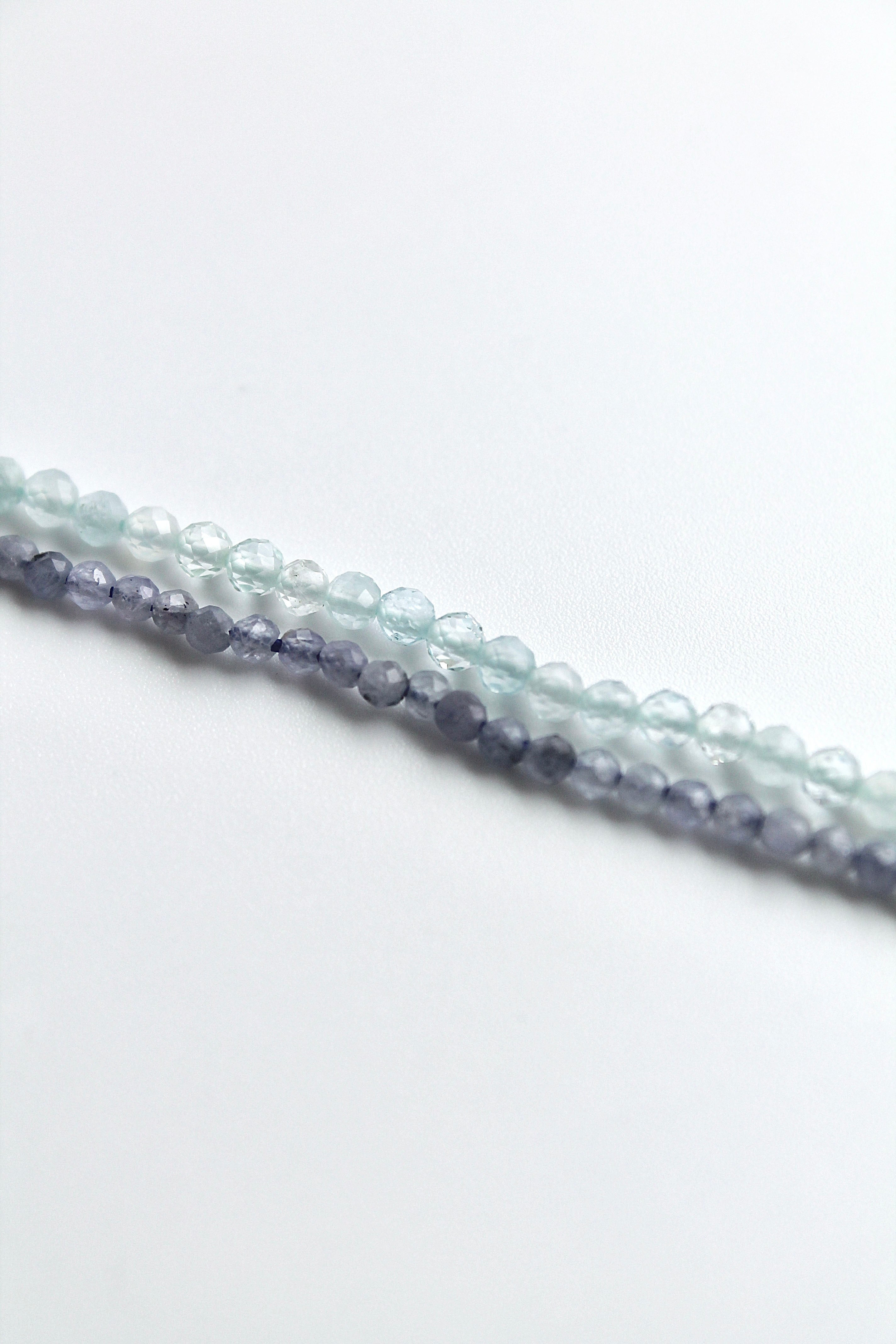 Calmness Healing Bracelet (Tanzanite & Aquamarine)