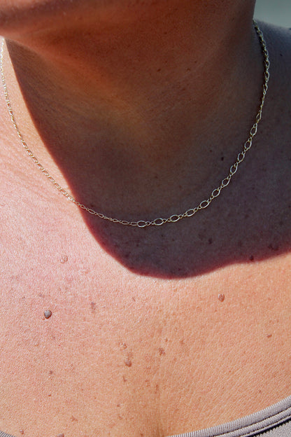 DUO CHAIN NECKLACE (THIN) - 14K GOLD FILLED