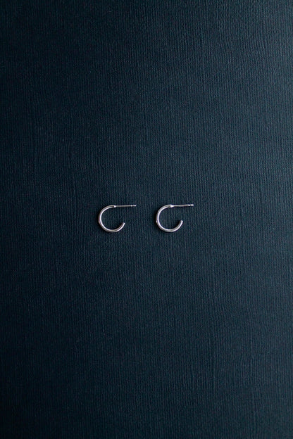 MICRO HOOPS - STERLING SILVER