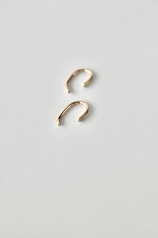 Hammered Sleeper Claw Studs