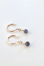 Threader Hoops (Tanzanite)