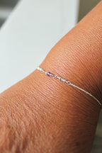 Focus Healing Bracelet (Labradorite & Amethyst)