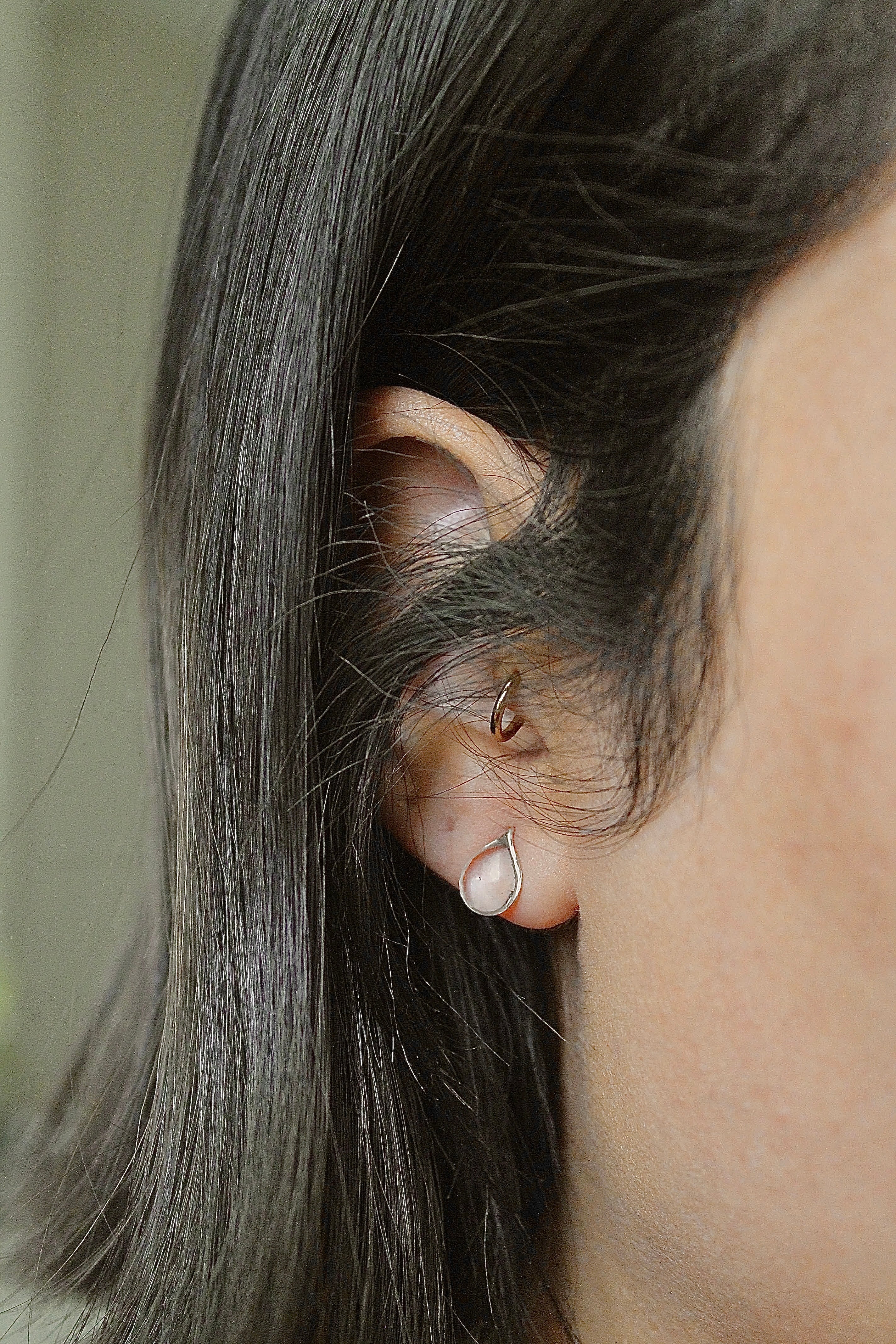 "April Showers" Resin Raindrop Studs