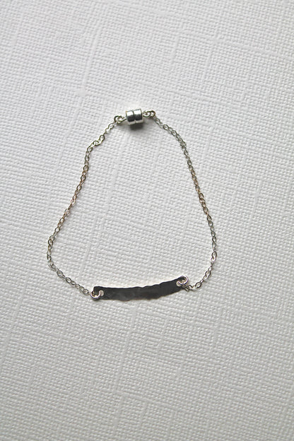 Hammered Bar Bracelet