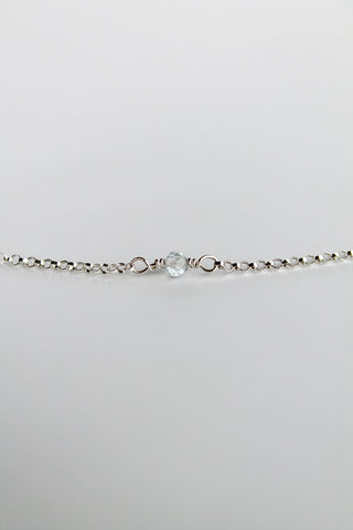 Multi Birthstone Bracelet - Aquamarine (March) - Emotional Depth