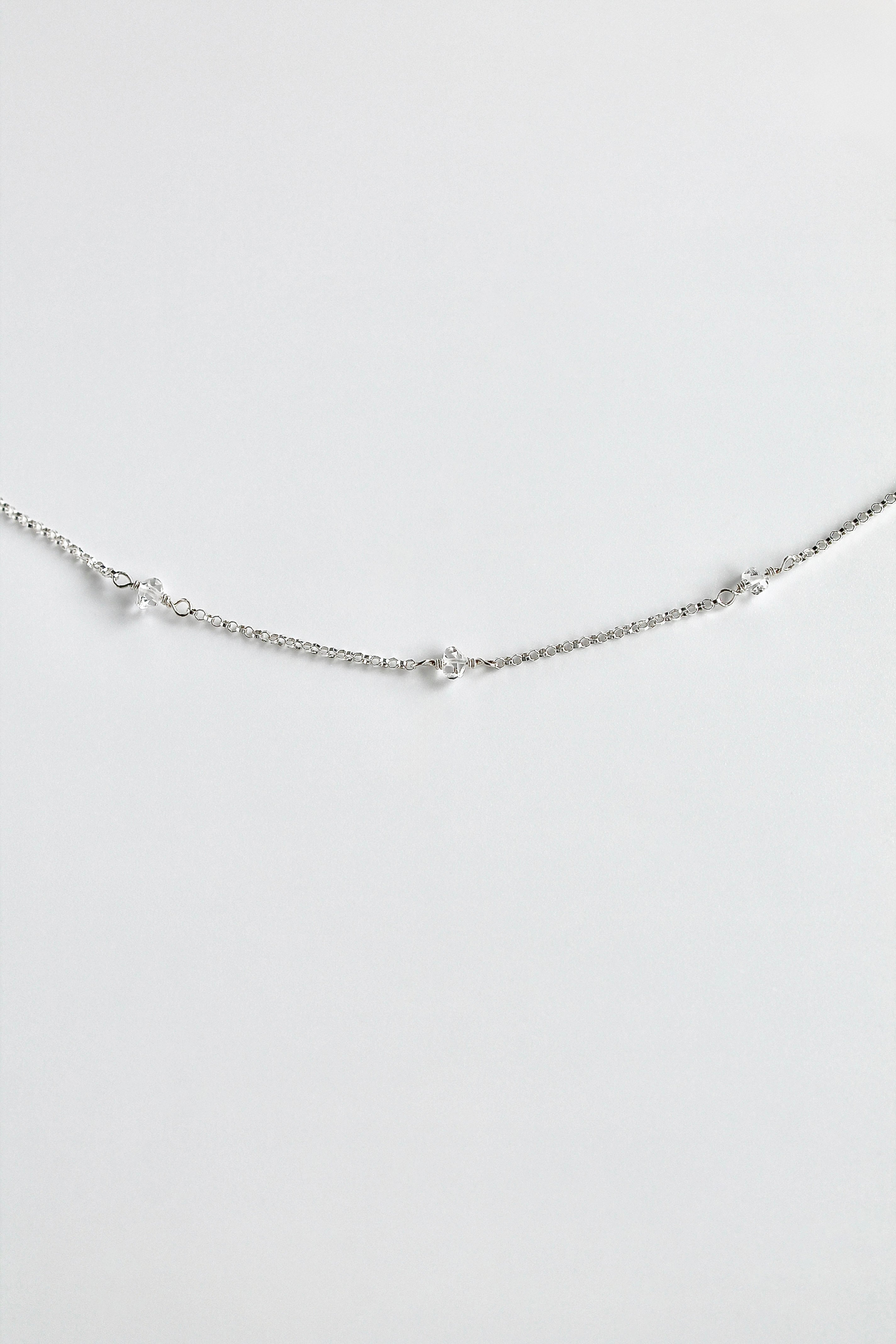 Multi Birthstone Bracelet - Herkimer Diamond (April) - Divine Connection