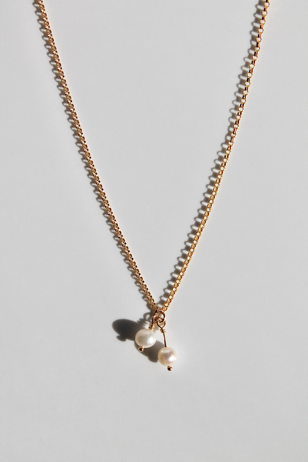 Lily of the Valley & Freshwater Pearl Necklace