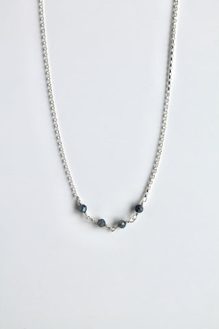 Birthstone Bar Necklace - Sapphire (September) - Wisdom