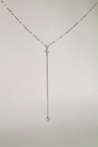 Herkimer Diamond Lariat Necklace