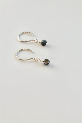 Threader Hoops (Sapphire)