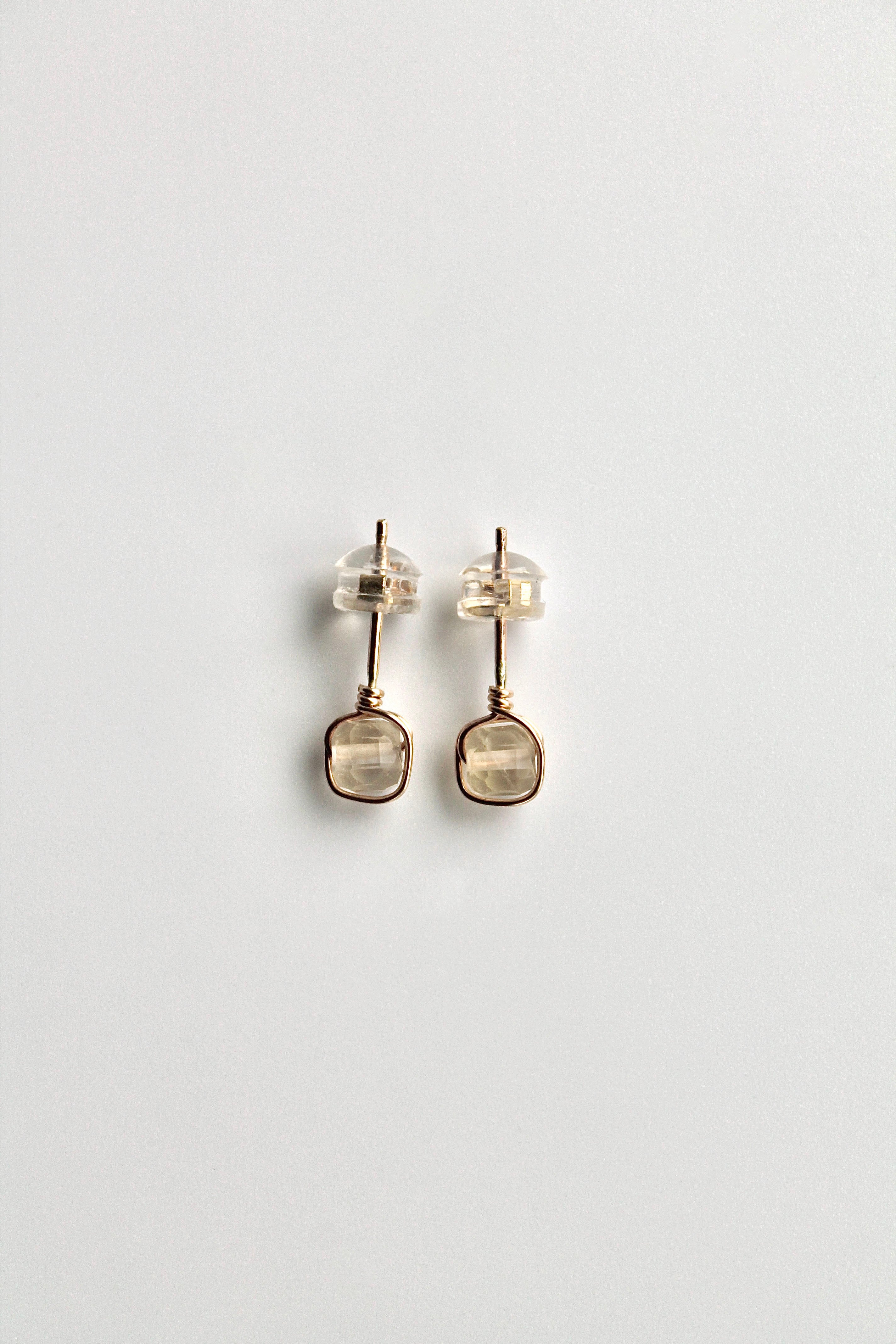 Birthstone Studs - Citrine (November) - Personal Power