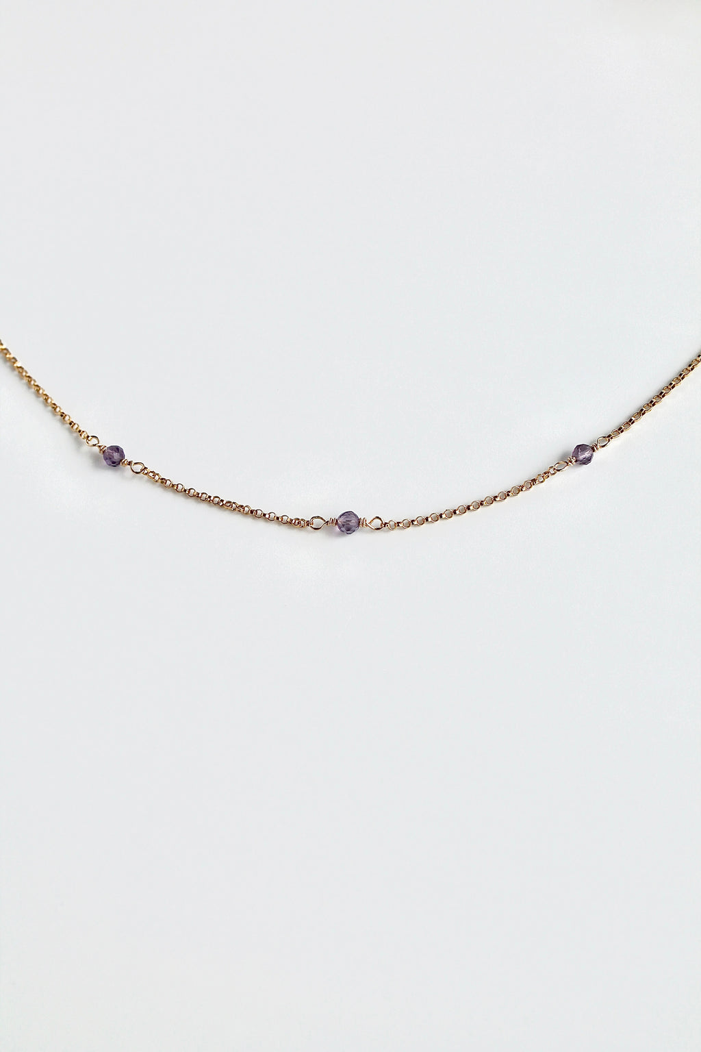 Multi Birthstone Bracelet - Amethyst (February) - Serenity